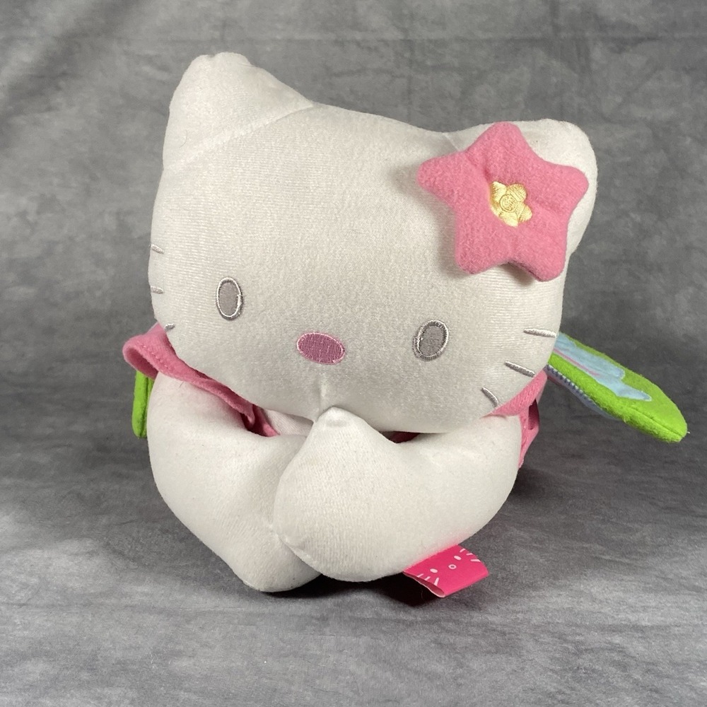 Sanrio Hello Kitty Butterfly Reclining Plush Cat Collectable Stuffed Animal